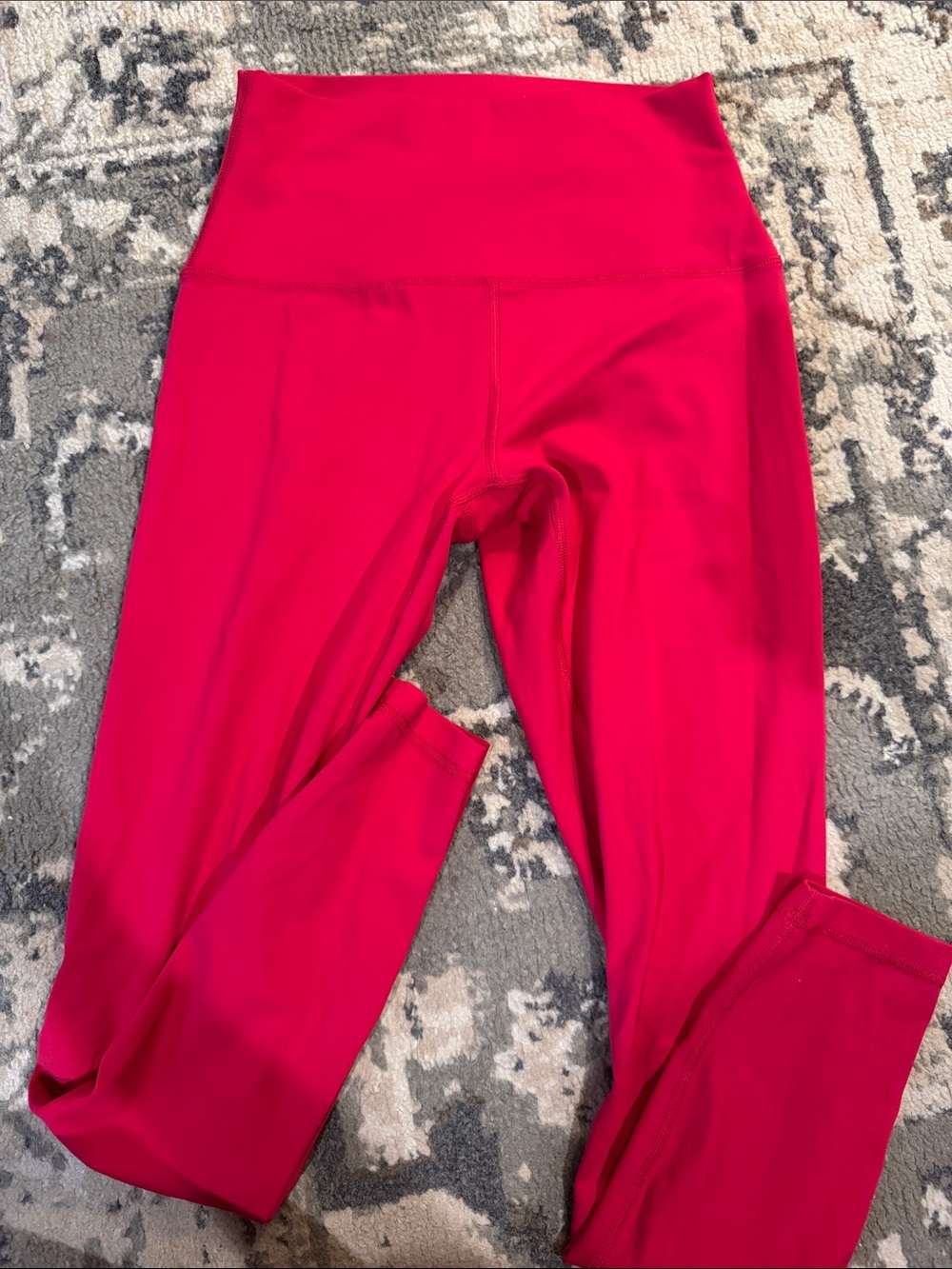 High-Waist Bright Pink Active Leggings